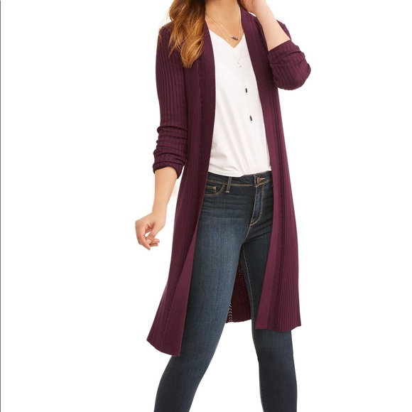 time and tru cardigan duster